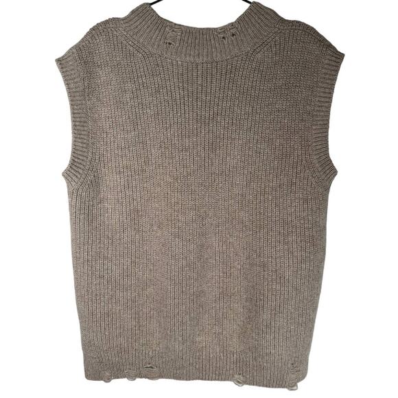 NWT Rejina Pyo Sydney Sweater Vest in Oat Alpaca Beige Tan Medium - Picture 7 of 12